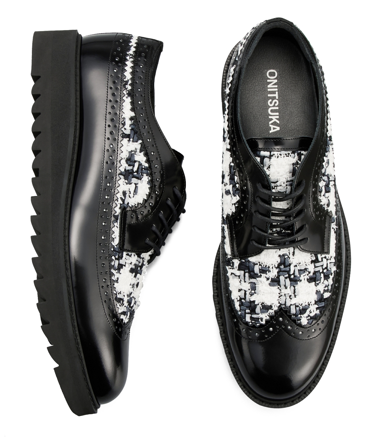 Onitsuka Tiger BROGUE BLACK/WHITE 1181A581 Onitsuka Tiger BROGUE BLACK/WHITE 1181A581