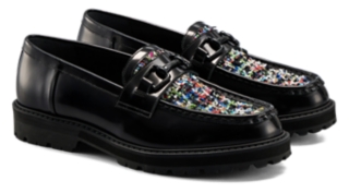 Onitsuka Tiger BIT LOAFER BLACK/DIRECTOIRE BLUE 1181A626