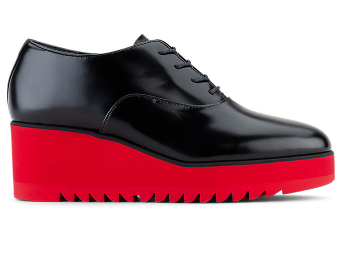 Image 1 of 5 of Women's Black/Classic Red THE ONITSUKA™ WEDGE-O Women's Shoes