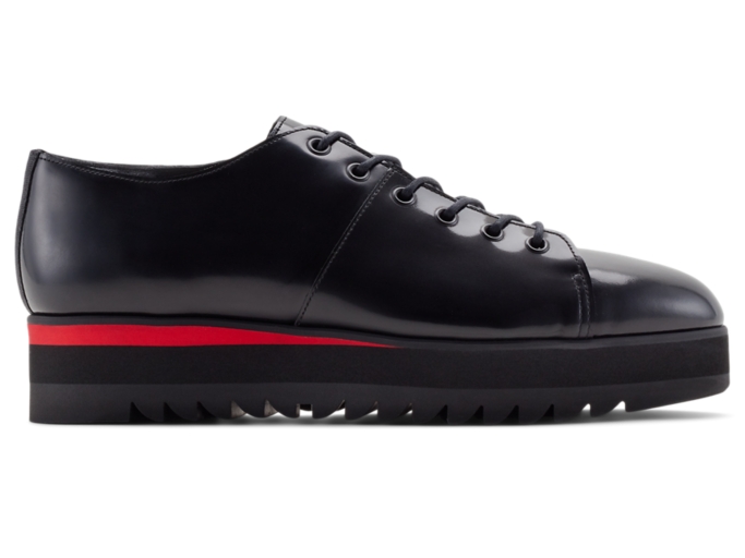 black lace sneakers women's
