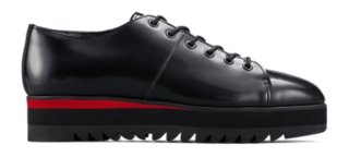 Women's THE ONITSUKA™ LACE-UP LO | Black/Classic Red | Shoes