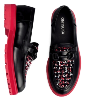 Onitsuka Tiger BIT LOAFER BLACK/CLASSIC RED 1182A700