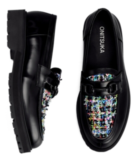 Onitsuka Tiger BIT LOAFER BLACK/DIRECTOIRE BLUE 1182A700