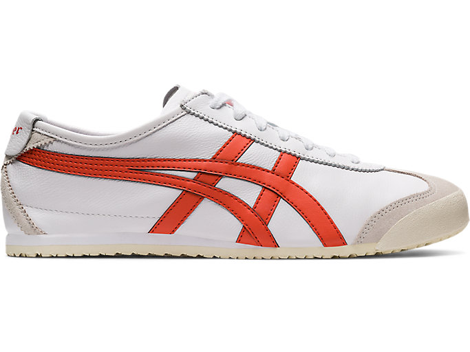 Unisex MEXICO 66 | White/Red Snapper | UNISEX SHOES | Onitsuka Tiger