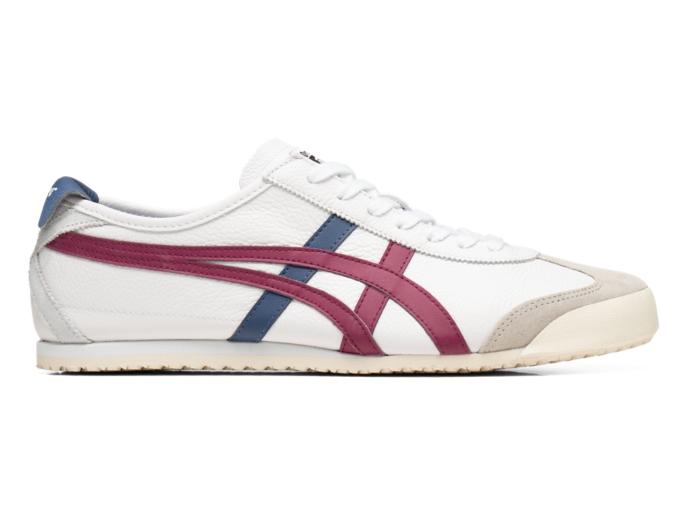 Unisex MEXICO 66 | White/Dried Berry | UNISEX SHOES | Onitsuka Tiger