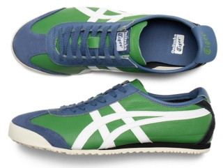 Onitsuka tiger mexico 66 white best sale black green