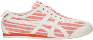 Men S Mexico 66 Slip On Orange Cream Shoes Onitsuka Tiger