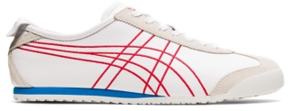 onitsuka tiger white and red