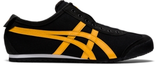 UNISEX 66 SLIP-ON | Black/Tiger Yellow | Shoes | Onitsuka Tiger