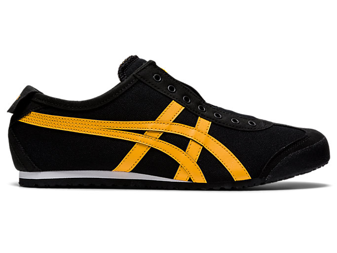 Image 1 of 8 of Unisex Black/Tiger Yellow MEXICO 66 SLIP-ON Unisex Shoes