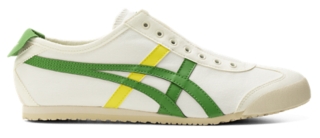 Men's MEXICO 66 SLIP-ON | Cream/Spinach Green | SHOES | ASICS UK