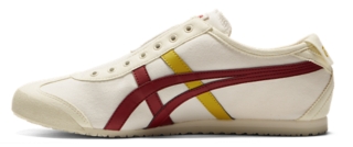 UNISEX MEXICO 66 SLIP-ON | Cream/Beet Juice | Shoes | Onitsuka Tiger