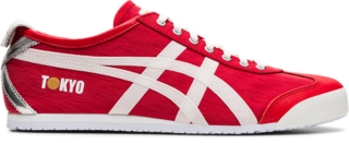 onitsuka tiger white red blue