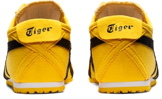 Unisex Mexico 66 Slip On Tiger Yellow Black Shoes Onitsuka Tiger