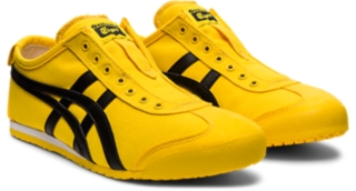 MEXICO 66 SLIP ON Unisex Tai Chi Yellow Black UNISEX SHOES Onitsuka Tiger Australia