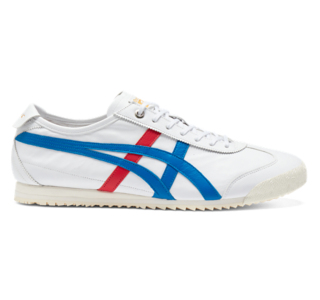 靴 Onitsuka Tiger MEXICO66 WHITE/BLUE 24.0 Onitsuka Tiger オニツカタイガー スニーカー MEXICO 66 WHITE