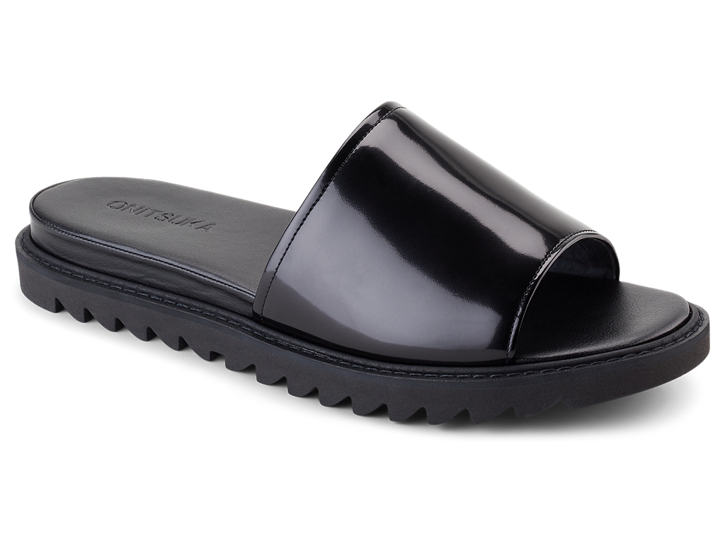 THE ONITSUKA SLIDER-S BLACK/BLACK 1183A911 THE ONITSUKA SLIDER-S BLACK/BLACK 1183A911