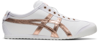 Unisex MEXICO 66 SLIP-ON | White/Rose Gold | UNISEX SHOES | Onitsuka Tiger