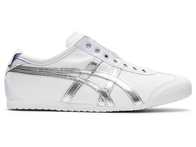 UNISEX MEXICO 66 SLIP-ON | White/Pure Silver | Shoes | Onitsuka Tiger