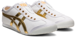 UNISEX MEXICO 66 SLIP-ON | White/Pure Gold | Shoes | Onitsuka Tiger