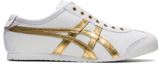 Introducir 102+ imagen white and gold shoes