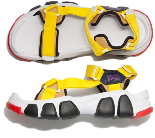 Unisex DENTIGRE STRAP | White/Vibrant Yellow | UNISEX SHOES