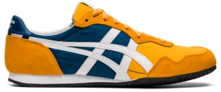 onitsuka tiger blue and yellow