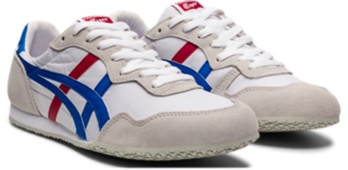 Onitsuka tiger serrano store white blue red