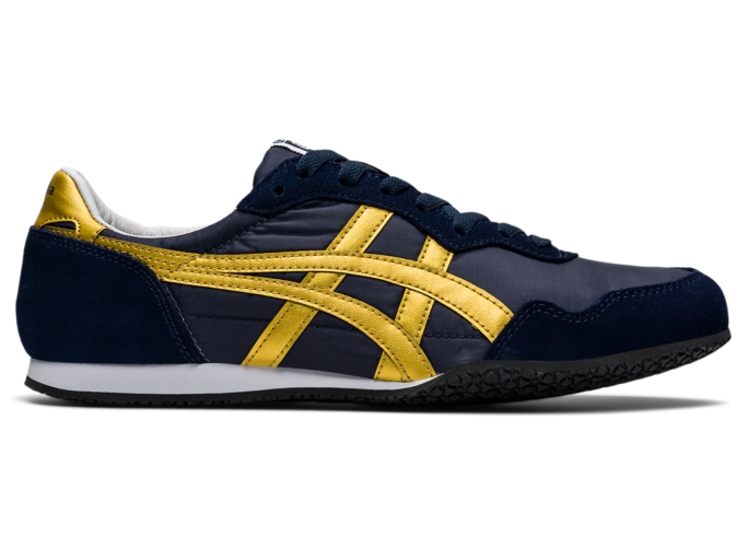 Onitsuka tiger shoes black and gold best sale