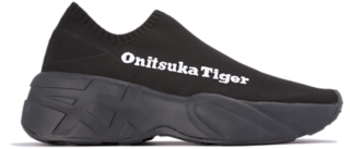 Men S P Trainer Knit Lo Black Black Shoes Onitsuka Tiger