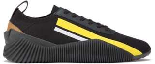 UNISEX ACROMOUNT KNIT | Black/Vibrant Yellow Shoes | Onitsuka Tiger