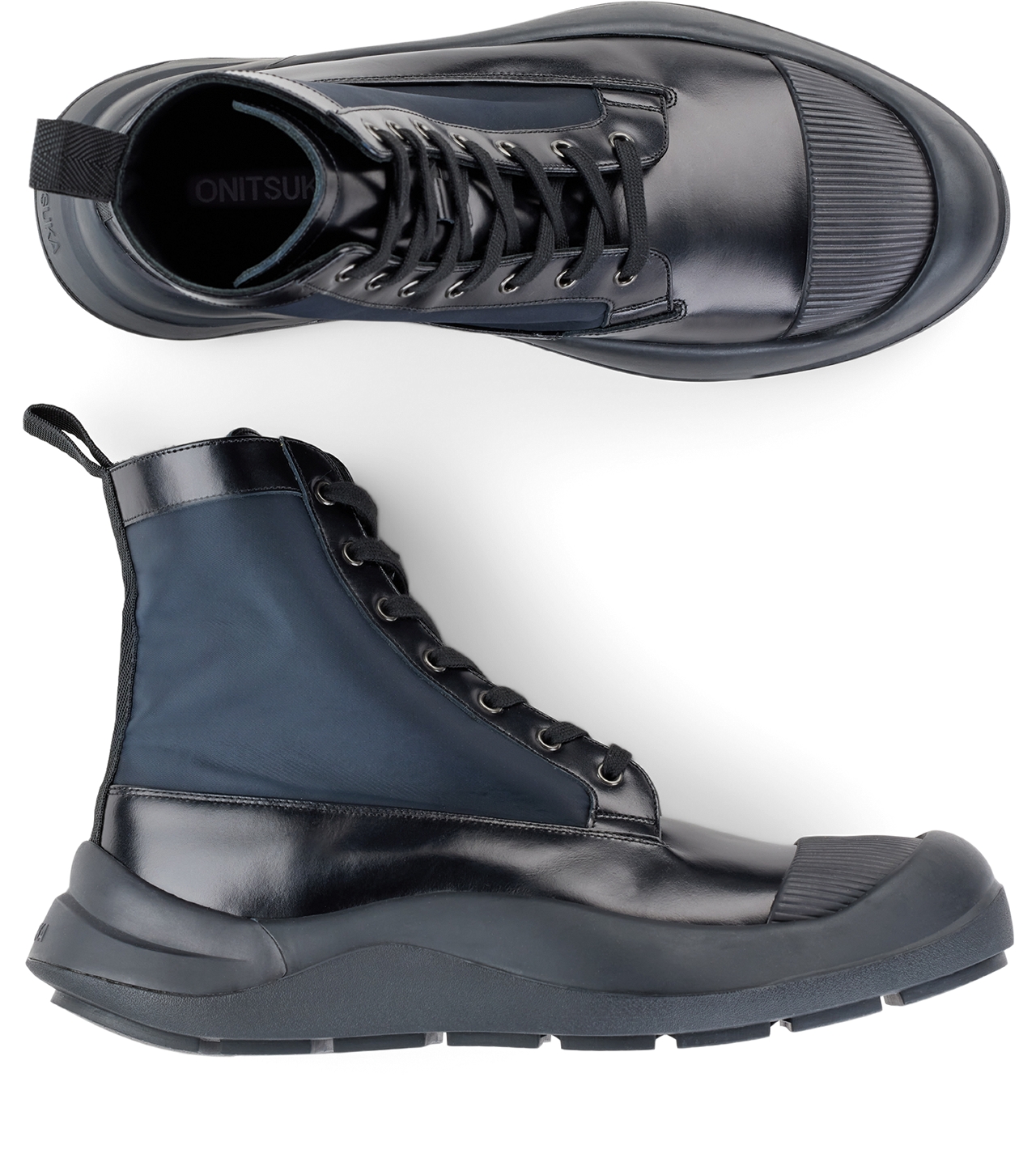 THE ONITSUKA WIGURVE BOOT BLACK/BLACK 1183B486 THE ONITSUKA WIGURVE BOOT BLACK/BLACK 1183B486
