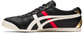 Onitsuka tiger mexico 66 black store white red