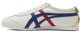 Onitsuka tiger mexico 66 white best sale red blue