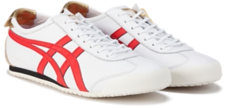 Onitsuka tiger white black 2024 red