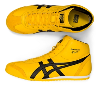 UNISEX MEXICO MID RUNNER | Tai Chi Yellow/Black | Shoes | Onitsuka