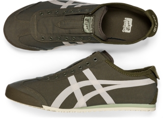 UNISEX MEXICO 66® SLIP-ON | Mantle Green/Birch | Shoes | Onitsuka Tiger