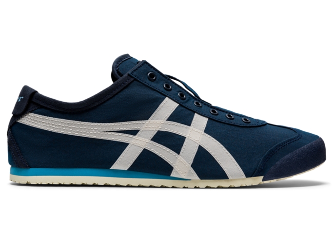 Unisex MEXICO 66 SLIP-ON | Iron Navy/Birch | UNISEX SHOES | Onitsuka Tiger