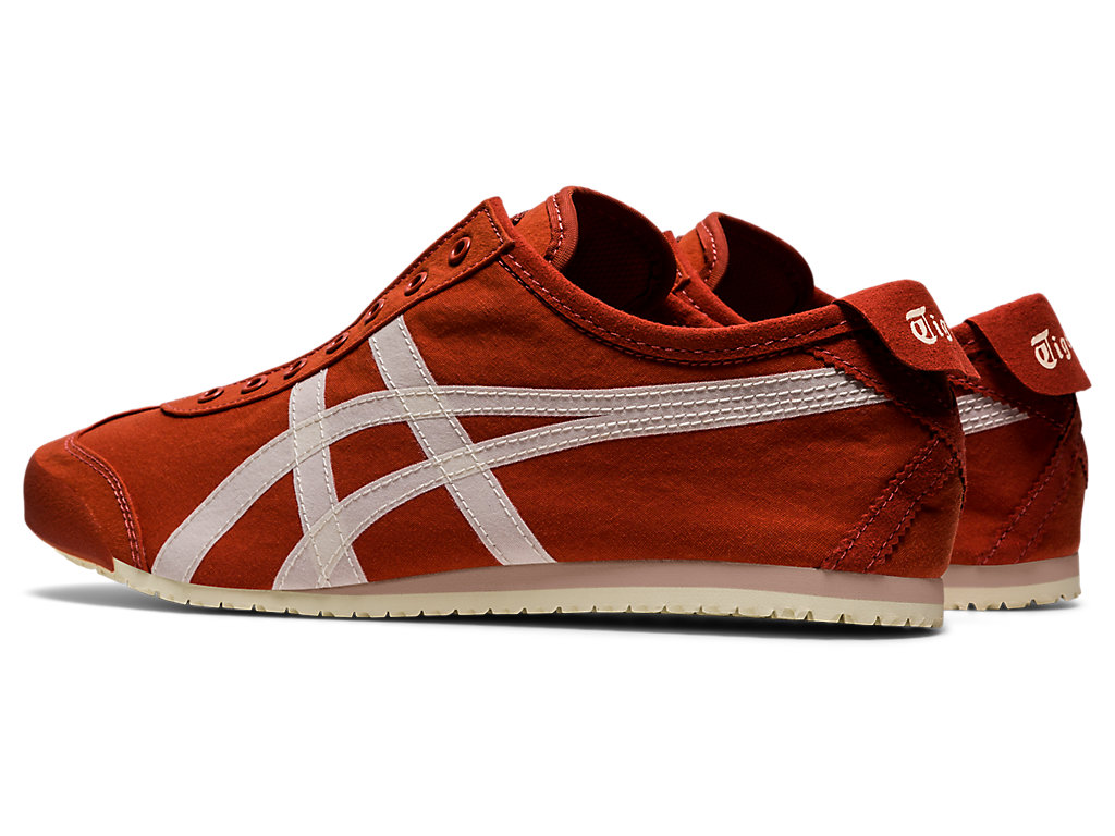 UNISEX MEXICO 66 SLIP-ON | Rust Red/Birch | Shoes | Onitsuka Tiger