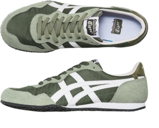 Men S Serrano Bronze Green White Shoes Onitsuka Tiger
