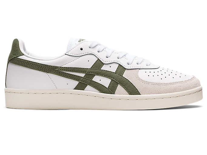 Image 1 of 6 of Unisex White/Bronze Green GSM MEN'S SHOES