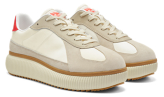 DELECITY - CREAM/FIERY RED | Onitsuka Tiger Hong Kong
