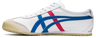 Asics tiger sale white blue red