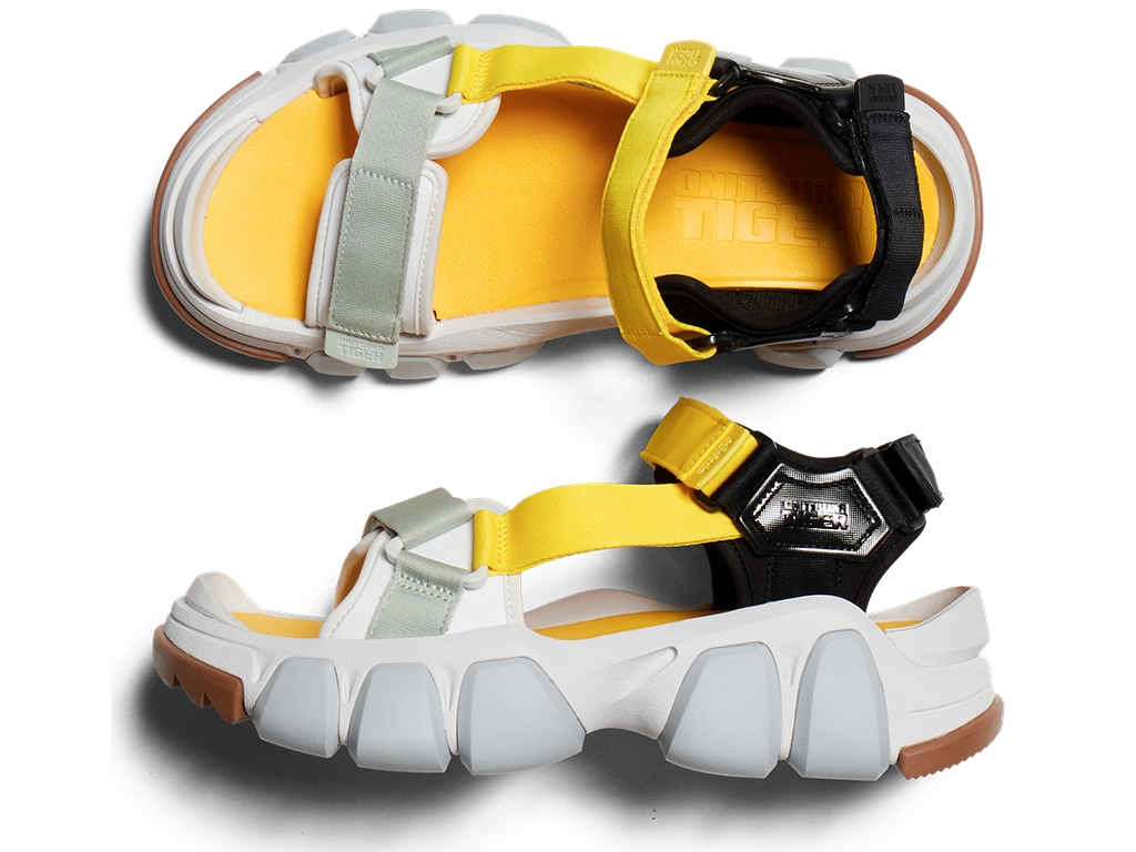 Onitsuka Tiger DENTIGRE BELTED PIEDMONT GREY/VIBRANT YELLOW Onitsuka Tiger DENTIGRE BELTED PIEDMONT GREY/VIBRANT YELLOW