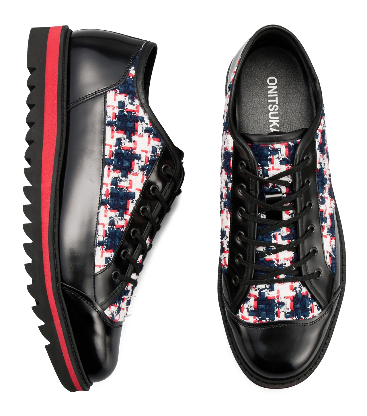 Onitsuka Tiger BLUCHER LO BLACK/CLASSIC RED 1183C330 Onitsuka Tiger BLUCHER LO BLACK/CLASSIC RED 1183C330