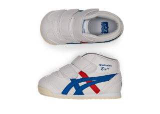 MEXICO Mid Runner KIDS - WHITE/DIRECTOIRE BLUE | Onitsuka Tiger