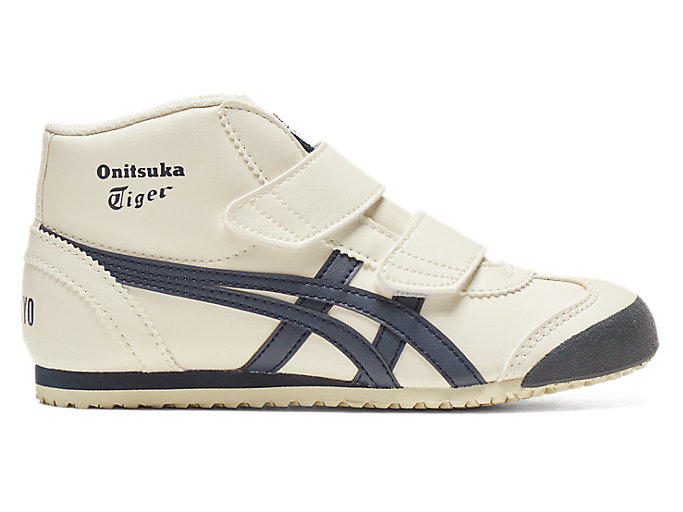 Image 1 of 8 of Kinder Birch/India Ink MEXICO Mid Runner KIDS Onitsuka Tiger