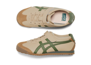 MEXICO 66 KIDS - BEIGE/GREEN | Onitsuka Tiger Hong Kong