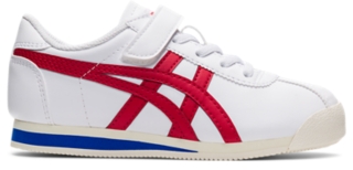 Unisex TIGER CORSAIR KIDS | White/Classic Red | KIDS SHOES | Onitsuka Tiger