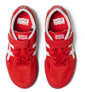 Onitsuka tiger sale serrano kids red